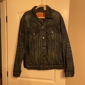 Levis Flannel inlined jean jacket